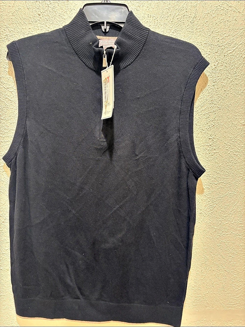 Daniel cremieux Blend Black Sleeveless Vest Size Medium NWT